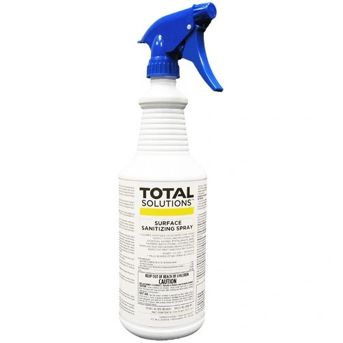 Total Solutions 16912 - Surface Sanitizing Spray - 12 x 1 quart containers Total Solutions 16912 - Surface Sanitizing Spray - 12 x 1 quart containers