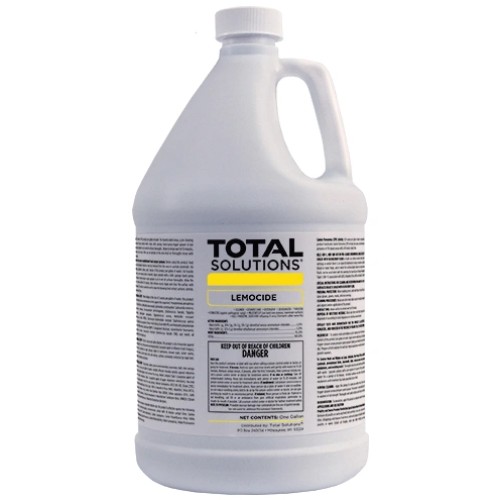 Total Solutions 173 - Disinfectant - Lemocide - 4.5% dual quat; 1:64 ratio; lemon fragrance. - 4 x 1 Gallon Containers
