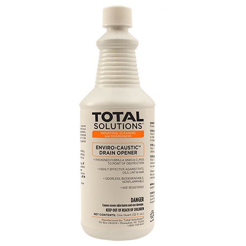 Total Solutions Q253 - Enviro-Caustic™ Drain Opener - 12 pack Total Solutions Q253 - Enviro-Caustic™ Drain Opener - 12 pack