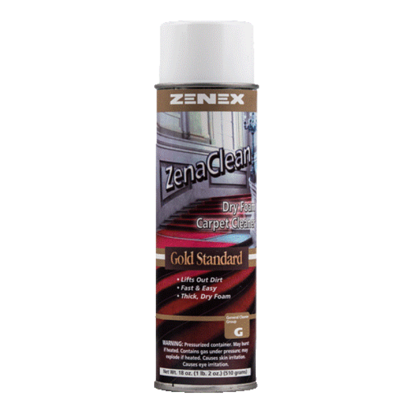 ZenaClean Thick Dry Foaming Carpet Cleaner - Inverted Spray