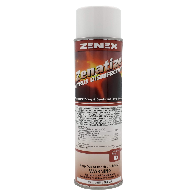 Zenatize Citrus Disinfectant Disinfectant Spray & Deodorant Citrus Scented
