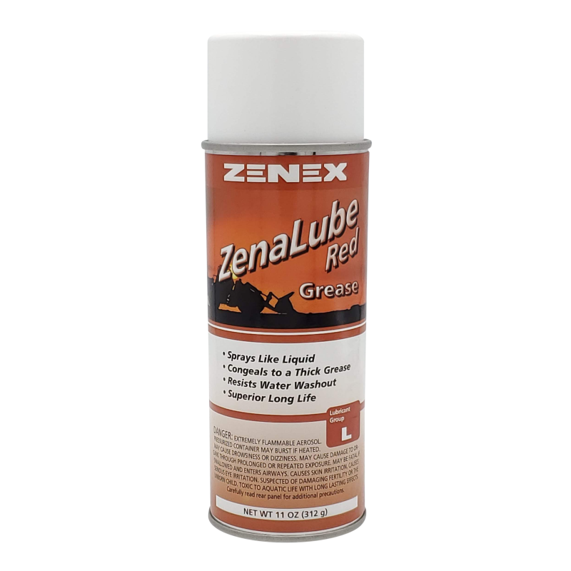 ZenaLube Red Professional Red Grease Lubricant - 12 pack