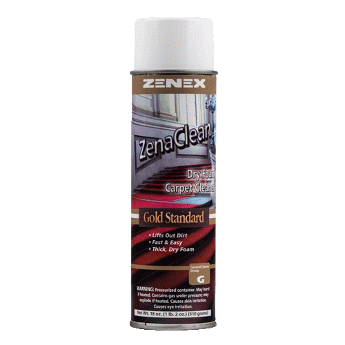 Zenex 493935 - ZenaClean Thick Dry Foaming Carpet Cleaner - Inverted Spray Zenex 493935 - ZenaClean Thick Dry Foaming Carpet Cleaner - Inverted Spray