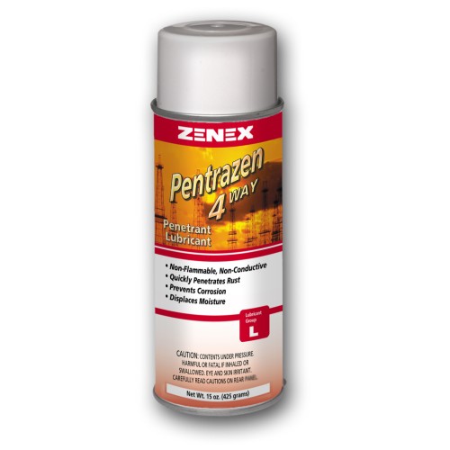 Zenex 499405 - Pentrazen 4 Way Penetrant, Demoisturant, Lubricant, & Rust Preventative