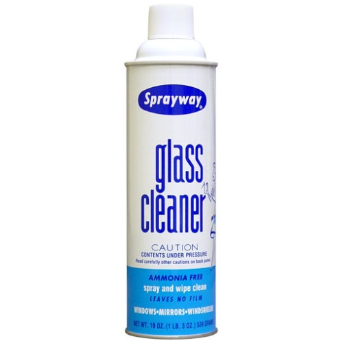 Aerosol Glass Cleaner - Sprayway 050 - 20 oz. - 12 pack - SW050