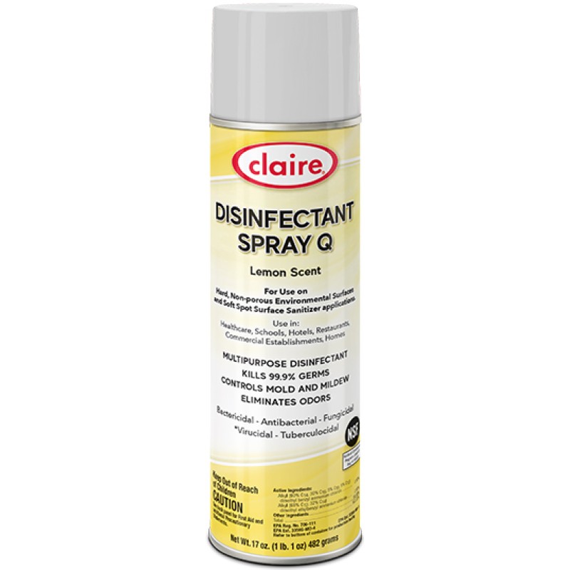 DISINFECTANT SPRAY Q LEMON SCENT - 12 pack