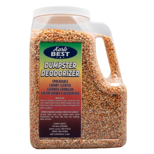 Karl's Best Dumpster Deodorizer - 4 x 3 lb Containers Karl's Best Dumpster Deodorizer - 4 x 3 lb Containers