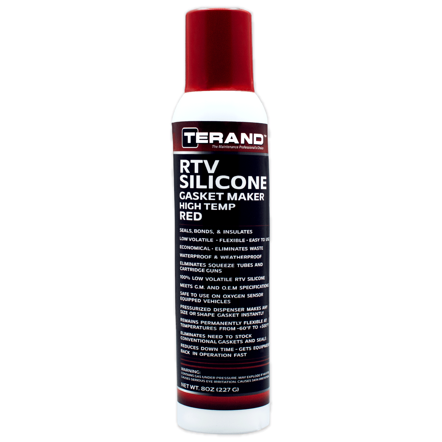 RTV Silicone | Terand 100% Red Silicone Sealant - 6 Pack