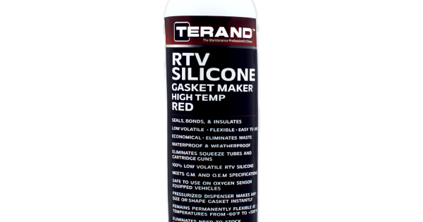 RTV Silicone | Terand 100% Red Silicone Sealant - 6 Pack